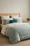 DOUBLE DUVET COVER SET WITH ELASTY SHEET - 2