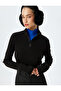 Half Zip Long Sleeve Stand Collar Slim Fit Fleece Sweatshirt
