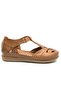 Omelo Genuine Leather Comfort Orthopedic Women's Sandals Taba - 2