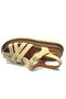Tenzret Genuine Leather Comfort Orthopedic Women Sandals Beige - 5