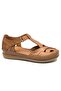 Omelo Genuine Leather Comfort Orthopedic Women's Sandals Taba - 3