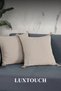Bergama bej 2-piece pompom cushion cover 45 x 45 cm pillow cushion cover with zipper and tassels
