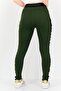 Women Sportswear Fit Lace Training Leggings, Olive - 3