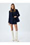 Mini Size Slit Detailed Tweed Short Skirt