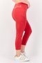 Women Sportswear Fit Yoga Leggings, Red - 2