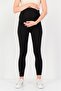 Maternity Sportswear Fit Brand Logo Training Leggings, Black