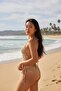 Women's Beige Seashell Knitted Bikini Set - 6