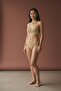 Women's Beige Seashell Knitted Bikini Set - 4