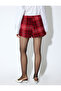 Plaid Mini Pleated Shorts Skirt - 4