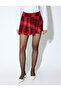Plaid Mini Pleated Shorts Skirt - 3