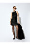 Sequin Sequined Evening Dress Halter Neck Mini Sleeveless Slim Fit - 2