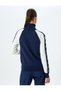 Long Sleeve Turtleneck Color-Blocking Star Pattern Sweater - 4