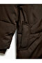 Oversize Puffer Jacket with Hooded Snap Button and Zipper - 7
