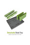 Dish Rack with Cutlery Holder RF12959 with Drip Tray Durable Plastic Rack & Cutlery Holder - 2
