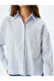Floral Embroidery Detailed Shirt Comfortable Fit Long Sleeve - 5