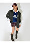Mini Pleated Plaid Piece Skirt - 2