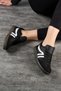 Black and White Orthopedic Daily Women's Sneaker Orthopedic Shoes-254 - 3