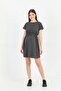 Maternity Cotton Flexible Fabric Dress with Elastic Waist - 4