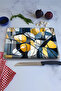 Modern Geometric Pattern Tempered Glass Cutting Board 21X30 cm Size Uv Printing - Ckt043