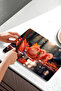 Uv Printing on Autumn Leaves Tempered Glass Cutting Board 21X30 cm Size - Ckt013 - 5