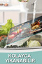Apple Cinnamon Winter Themed Tempered Glass Cutting Board 21X30 cm Uv Printing - Ckt019 - 6