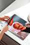 Pink Glass Bowl Themed Tempered Glass Cutting Board 21X30 cm Size Uv Printing - Ckt028 - 5
