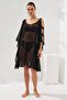 Handle Band Detailed Tunic Pareo Black231802 - 4