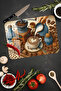 Coffee and Cookies Themed Tempered Glass Cutting Board 21X30 cm Size Uv Printing- Ckt049 - 4
