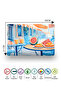 Mediterranean Breakfast Themed Tempered Glass Cutting Board 21X30 cm Uv Printing - Ckt063 - 7