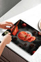 Winter Spices and Tomato Pattern Tempered Glass Cutting Board 21X30 cm Size Uv Printing - Ckt072 - 5