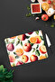 Fruit Pattern Tempered Glass Cutting Board 21X30 cm Size Uv Printing - Ckt057 - 2