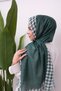 Elegant Houndstooth Patterned Digital Soft Shawl - 6