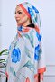 Botanical Flowers Patterned Digital Soft Shawl - 7