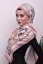 Vibrant Floral Patterned Digital Soft Shawl