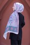 Floral Ethnic Patterned Soft Shawl - 5