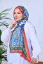 Modern Geometric Patterned Digital Soft Shawl - 7