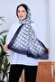 Shady Square Patterned Digital Soft Shawl - 8