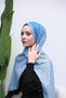 Houndstooth Gradient Patterned Digital Soft Shawl