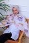 Botanical Flowers Patterned Digital Soft Shawl