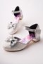 Di̇anci̇e Si Glittery I Bow Detail Layered Girls' Heeled Evening Dress Shoes
