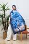Floral Watercolor Patterned Digital Soft Shawl