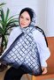 Shady Square Patterned Digital Soft Shawl