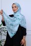 Unique Watercolor Floral Print Digital Soft Shawl - 4