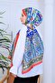 Modern Geometric Patterned Digital Soft Shawl - 4