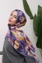 Floral Acrylic Patterned Digital Soft Shawl - 6