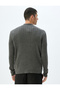 Knitwear Sweater with High Collar and Zipper Detail, Wool Blend - 3