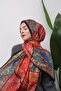 Colorful Ethnic Patterned Digital Soft Shawl - 3