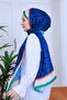 Yaprak Patterned Digital Soft Shawl - 4