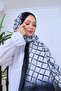 Shady Square Patterned Digital Soft Shawl - 3