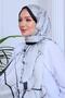 Mistik Marble Patterned Digital Soft Shawl - 2